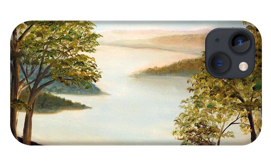Mudfork iPhone 13 Case featuring the painting Mudfork by Phil Burton