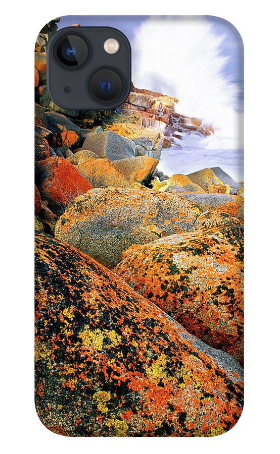 Multi-color iPhone 13 Case featuring the photograph Multicolor Rocks by Ted Keller