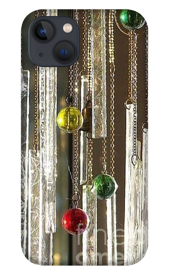 Marbles iPhone 13 Case featuring the glass art Musical Marbles by Jackie Mueller-Jones