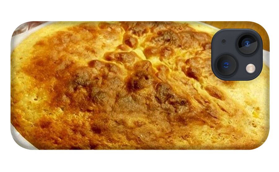 Joy iPhone 13 Case featuring the photograph My First #cornpudding ..it Looks by Robin Mead