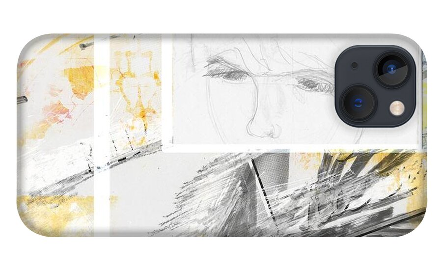 Abstract iPhone 13 Case featuring the digital art My Niece.. by Art Di