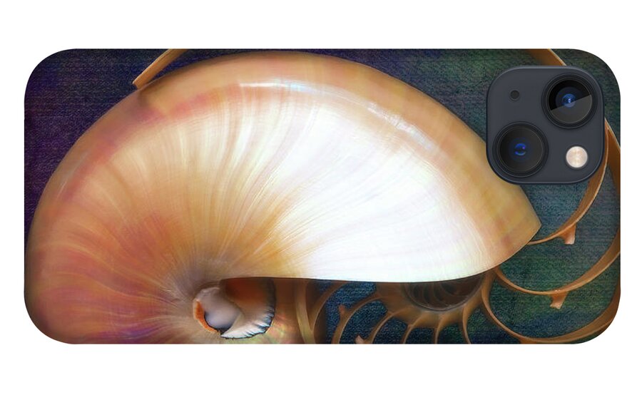 Fine Art Photography iPhone 13 Case featuring the photograph Nautilus #2, Overarching by John Strong