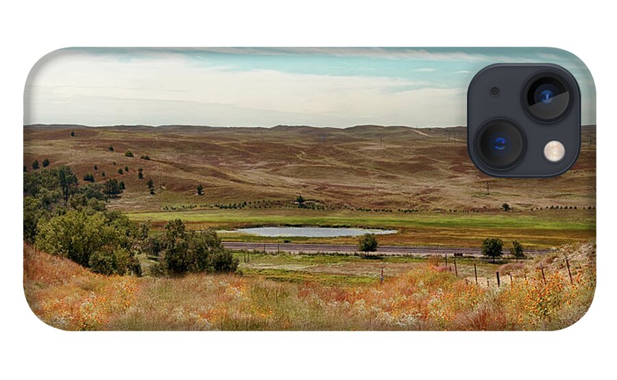 Nebraska iPhone 13 Case featuring the photograph Nebraska Sandhills Panorama by Susan Rissi Tregoning