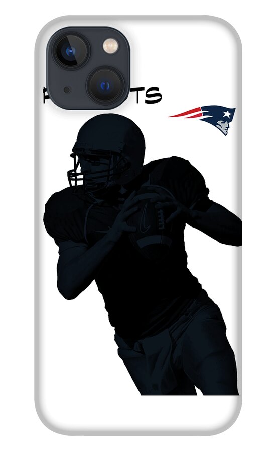 New England iPhone 13 Case featuring the digital art New England Patriots Football by David Dehner