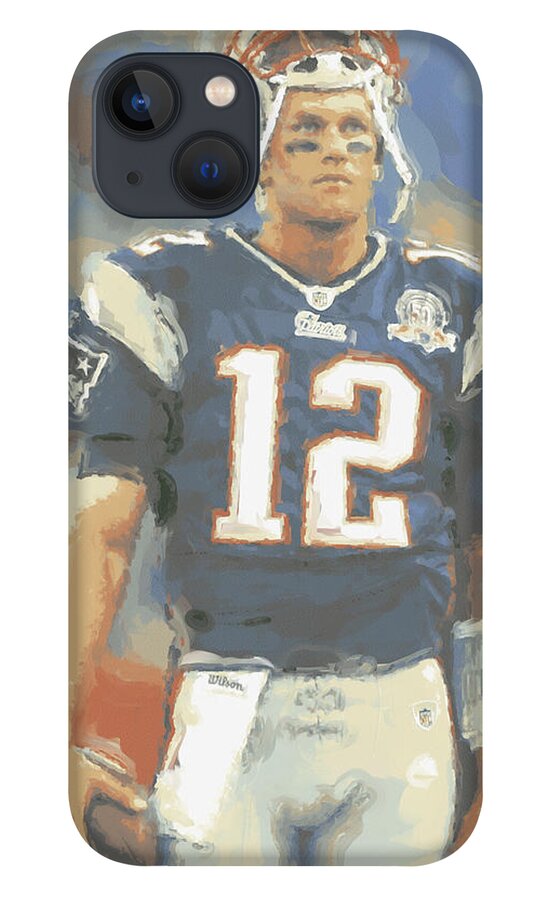 Tom Brady iPhone 13 Case featuring the photograph New England Patriots Tom Brady by Joe Hamilton