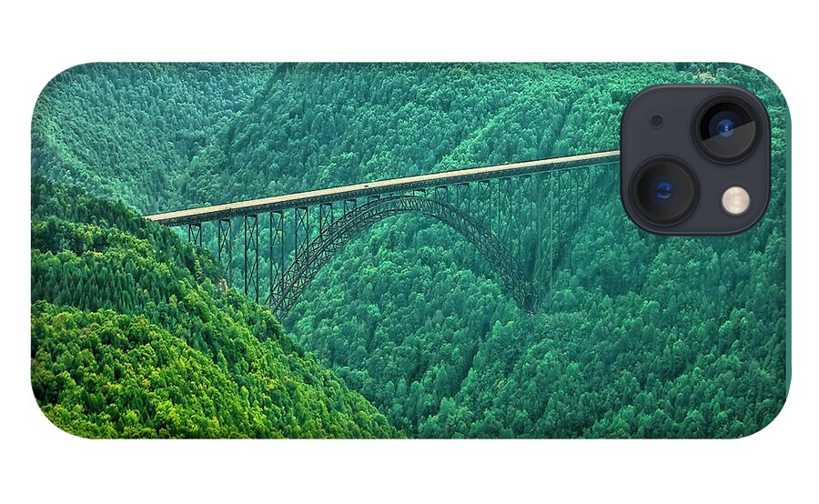 Scenicfotos iPhone 13 Case featuring the photograph New River Gorge Bridge by Mark Allen