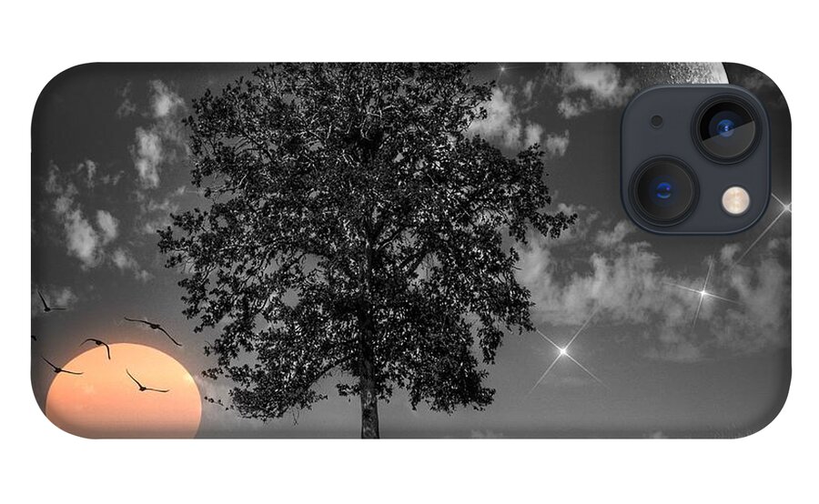 Night And Day iPhone 13 Case featuring the photograph Night and Day by Marianna Mills