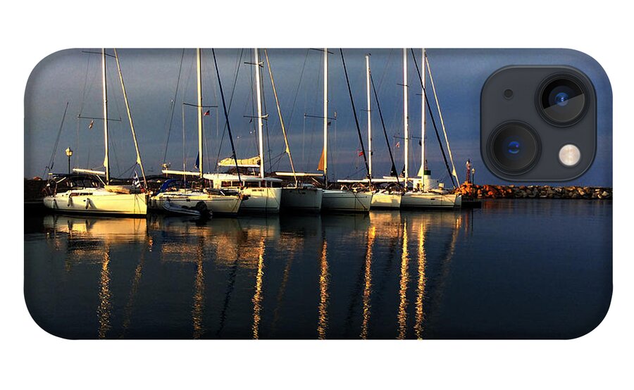 Colette iPhone 13 Case featuring the photograph Night on Paros Island Greece by Colette V Hera Guggenheim