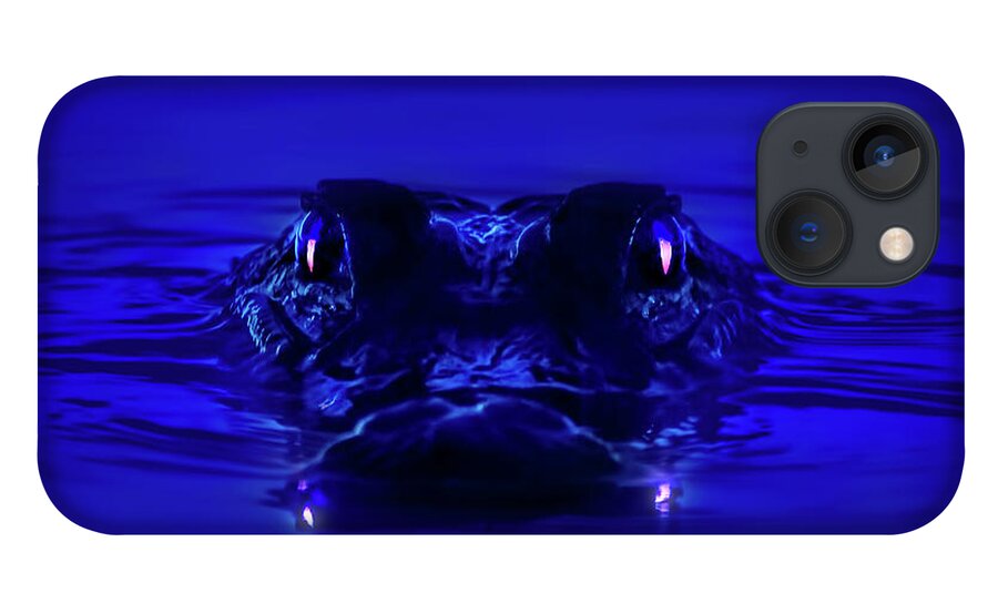 Alligator iPhone 13 Case featuring the photograph Night Watcher by Mark Andrew Thomas