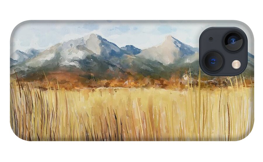 Alps iPhone 13 Case featuring the painting Not far away by Ivana Westin