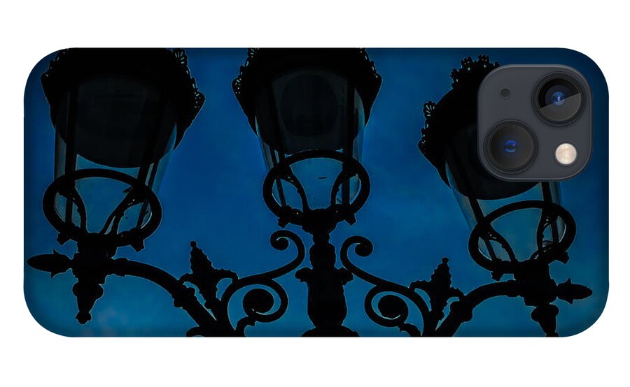 Lanterns iPhone 13 Case featuring the photograph Notre Dame Lanterns by Pamela Newcomb