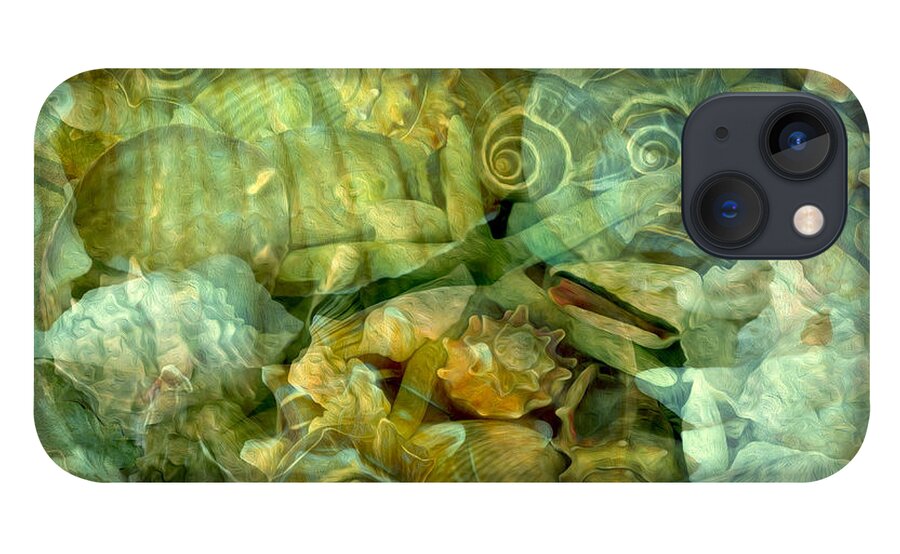 Seashells iPhone 13 Case featuring the photograph Ocean Gems Underwater by Lynda Lehmann
