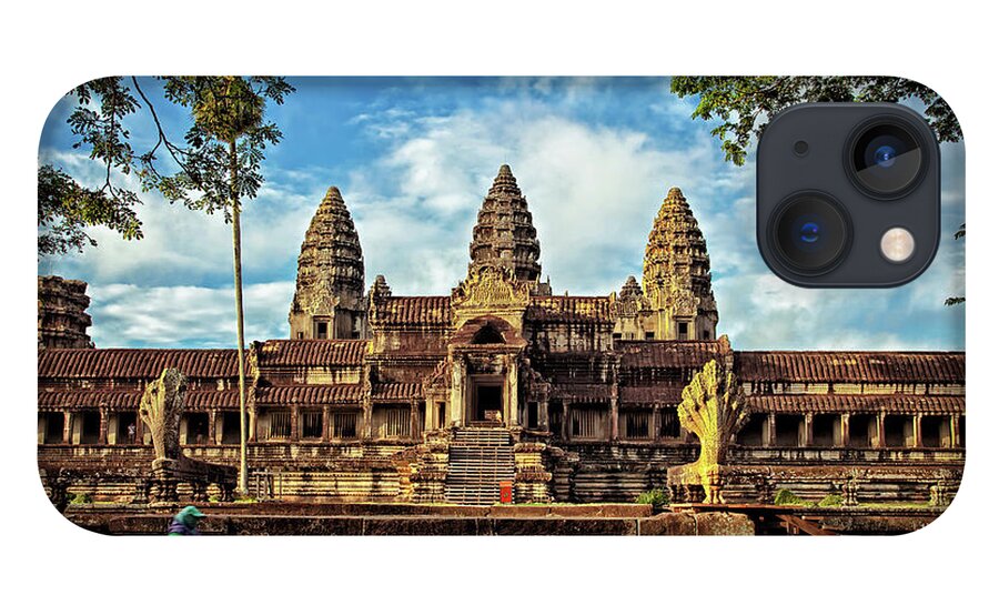Angkor Wat iPhone 13 Case featuring the photograph Off to the Side in Angkor Wat Temple, Siem Reap Province, Cambodia by Sam Antonio