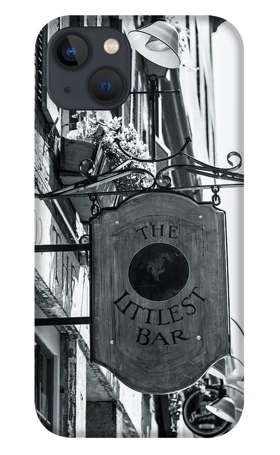 Bar iPhone 13 Case featuring the photograph Old City Bar sign by Jason Hughes