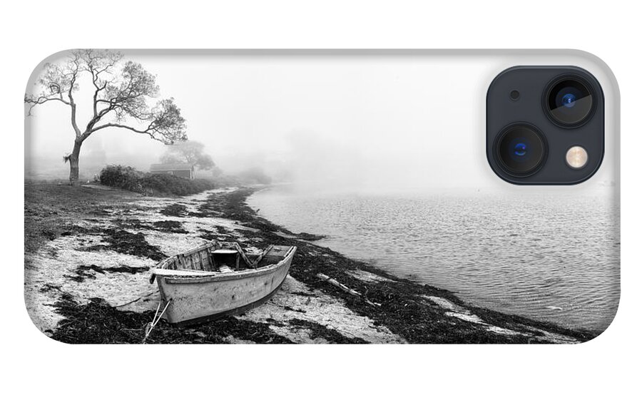 Boat iPhone 13 Case featuring the photograph Old rowing boat by Jane Rix
