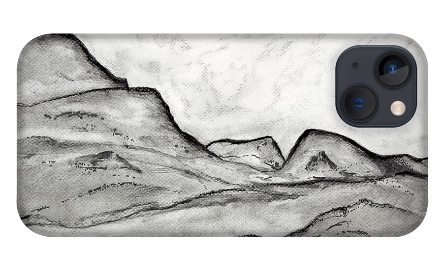  iPhone 13 Case featuring the painting On The East Face by Kathleen Barnes