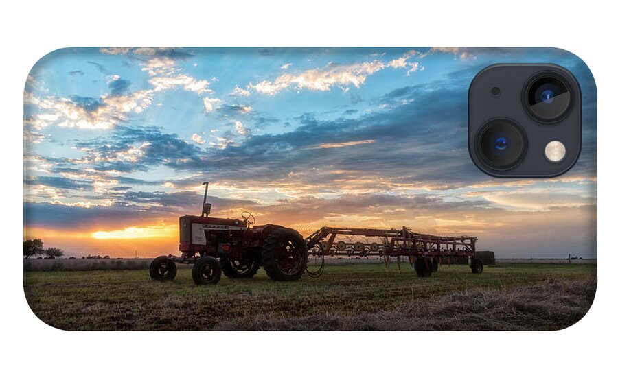 Farmall Tractors iPhone 13 Case featuring the photograph On The Farm by Russell Pugh