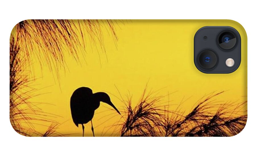 Egret iPhone 13 Case featuring the photograph One Of A Series Taken At Mahoe Bay by John Edwards