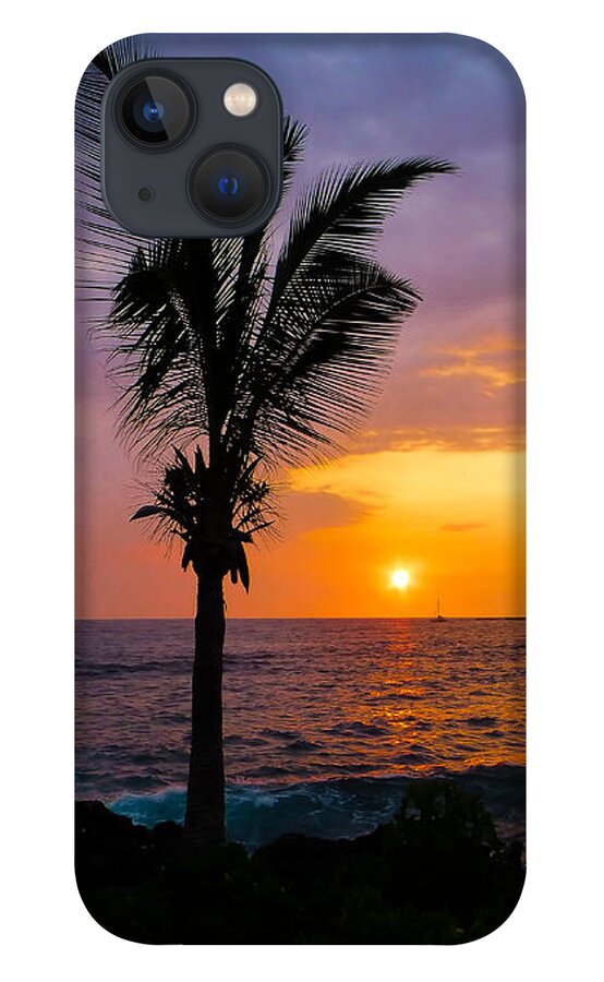 Hawaii iPhone 13 Case featuring the photograph Oneo Bay Sunset by Pamela Newcomb