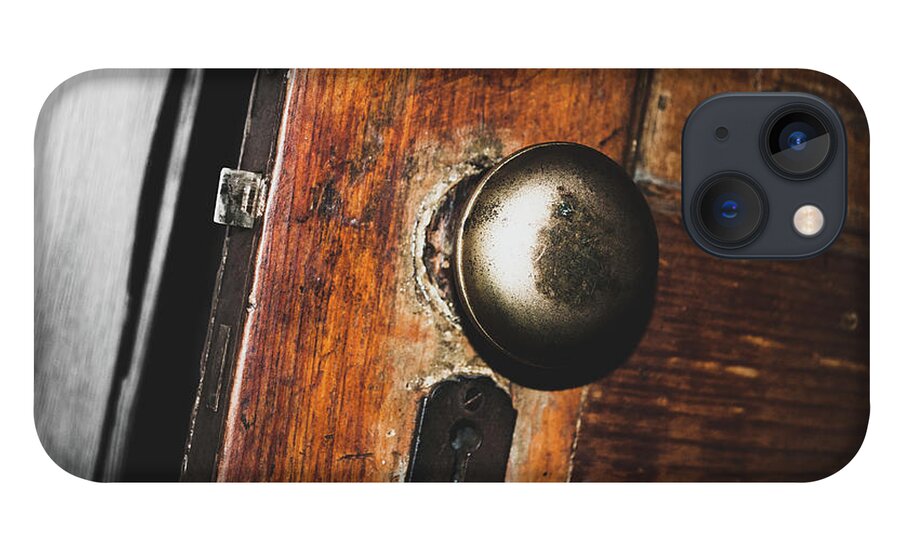 Door iPhone 13 Case featuring the photograph Open to the past by Troy Stapek