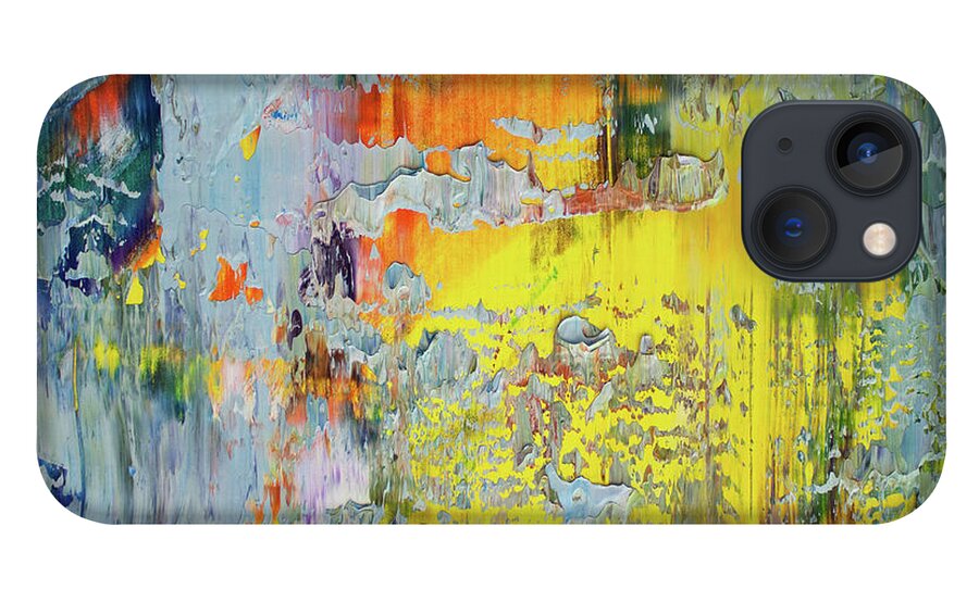 Derek Kaplan Art iPhone 13 Case featuring the painting Opt.66.16 A New Day by Derek Kaplan