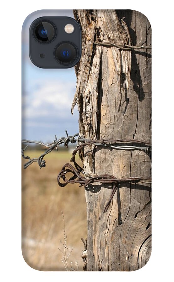 Post iPhone 13 Case featuring the photograph Oregon Fence Post by Jeff Floyd CA