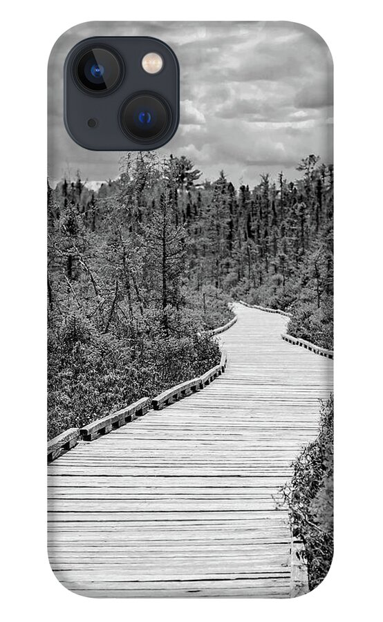 Orono iPhone 13 Case featuring the photograph Orono Bog Walk by Holly Ross