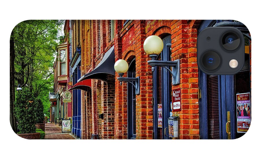 Paducah iPhone 13 Case featuring the photograph Paducah Sidewalk by Diana Powell