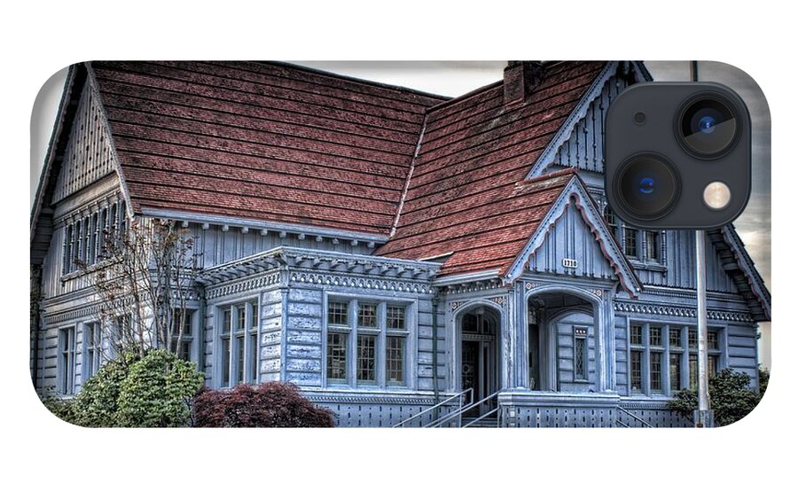 Hdr iPhone 13 Case featuring the photograph Painted Blue House by Brad Granger