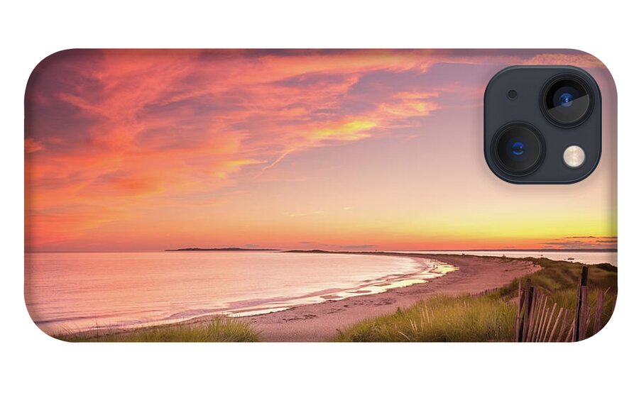 Sunset iPhone 13 Case featuring the photograph Painted Sky Over Napatree Point by Kim Carpentier
