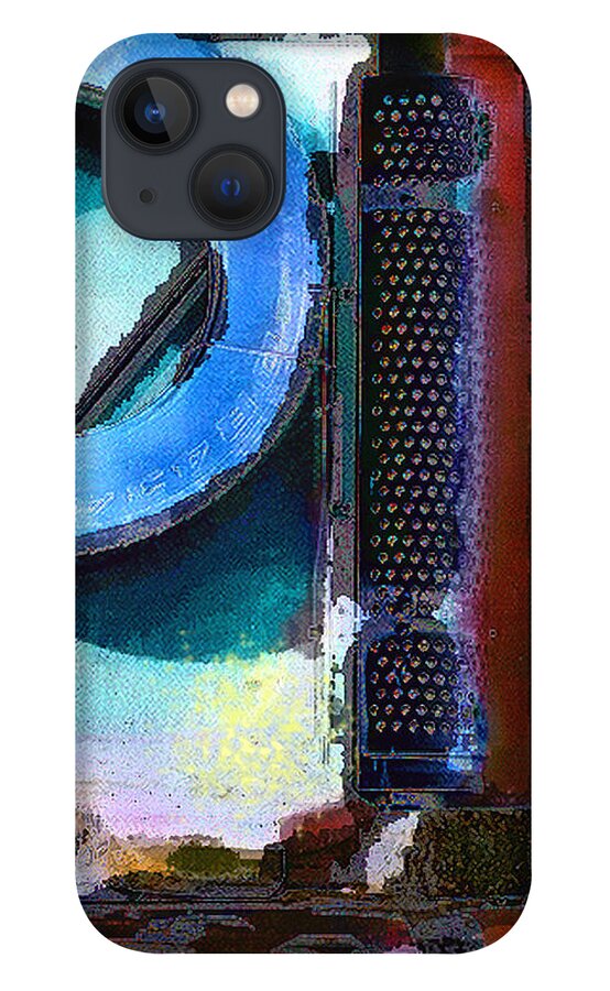 Abstract iPhone 13 Case featuring the photograph panel one from Centrifuge by Steve Karol