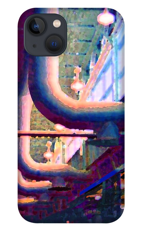 Abstract iPhone 13 Case featuring the photograph panel one from Star Factory by Steve Karol