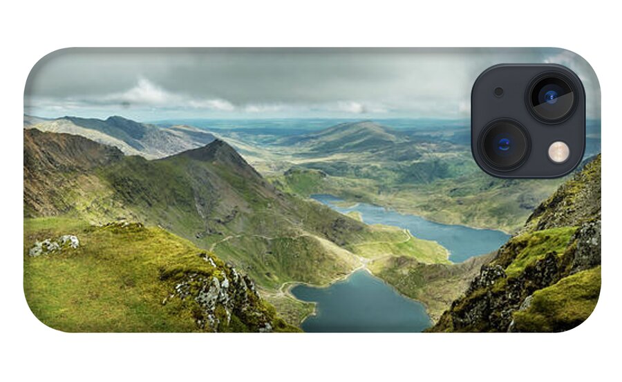 Snowdon iPhone 13 Case featuring the photograph Pano Snowdonia by Nick Bywater