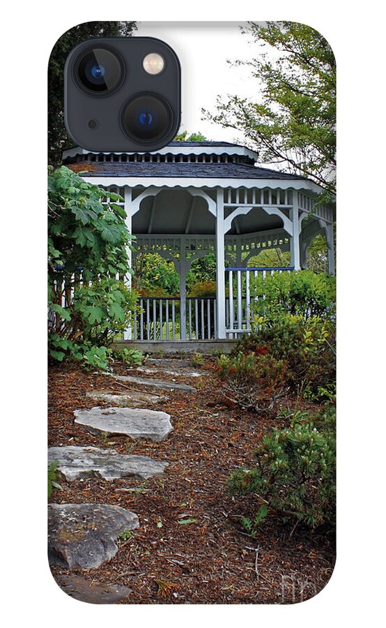 Landscape iPhone 13 Case featuring the photograph Path to the Gazebo by Todd Blanchard