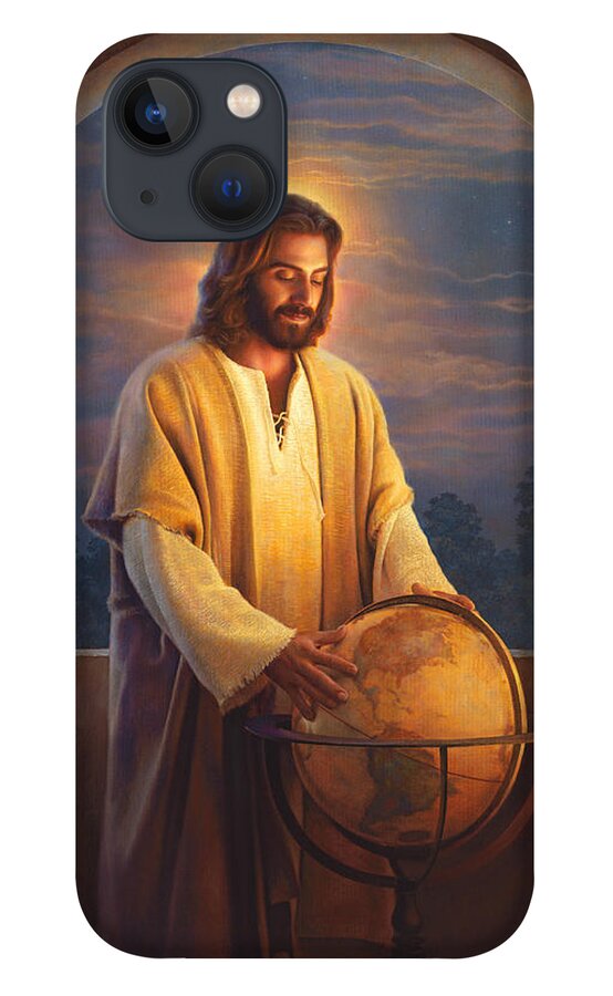 Jesus iPhone 13 Case featuring the painting Peace on Earth by Greg Olsen