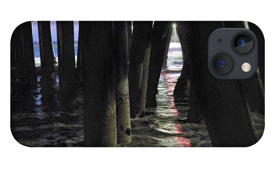 Pier iPhone 13 Case featuring the photograph Peeking by Lora Lee Chapman