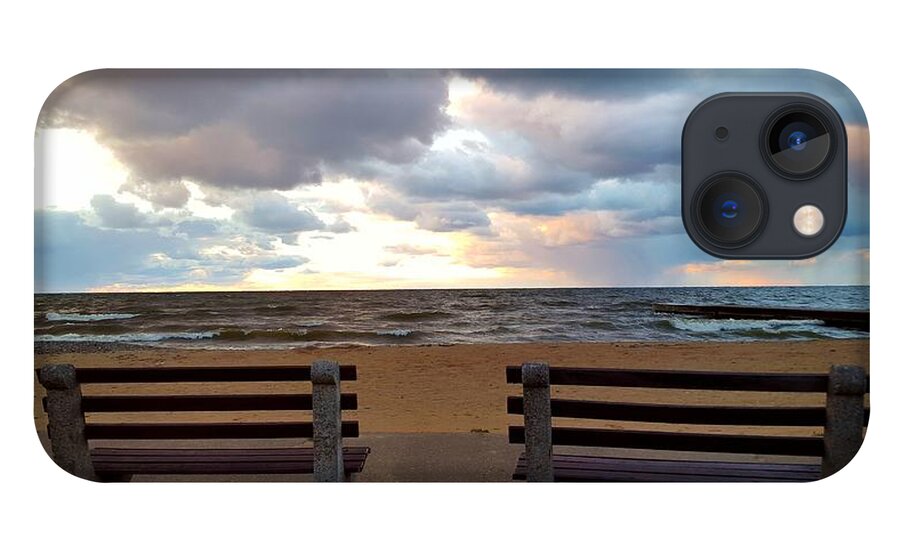 Lake Ontario iPhone 13 Case featuring the photograph Perspectives, Looking Forward, Looking Back by Dani McEvoy
