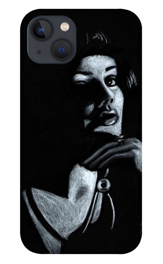 Portrait iPhone 13 Case featuring the drawing Persuasion by Scarlett Royale