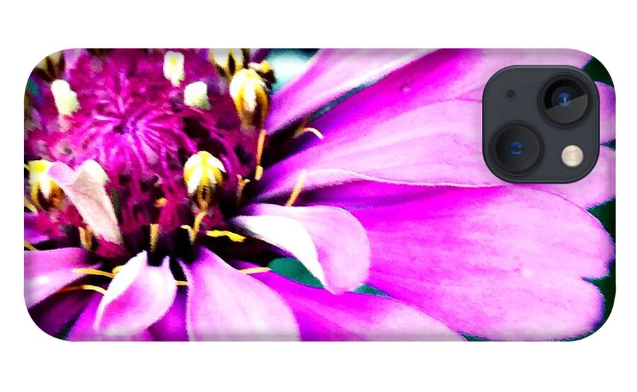 Zinnia iPhone 13 Case featuring the photograph Petal power by Vonda Lawson-Rosa