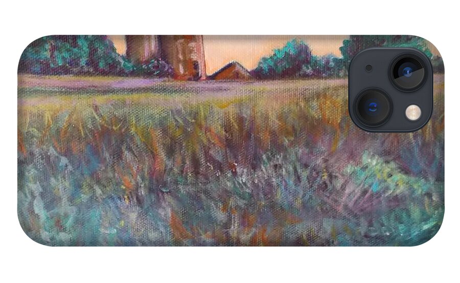 Midwest iPhone 13 Case featuring the painting Pheasant Branch Conservancy Plein Air by Linda Markwardt