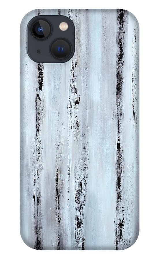 Urban iPhone 13 Case featuring the painting Pier Planks by Tamara Nelson