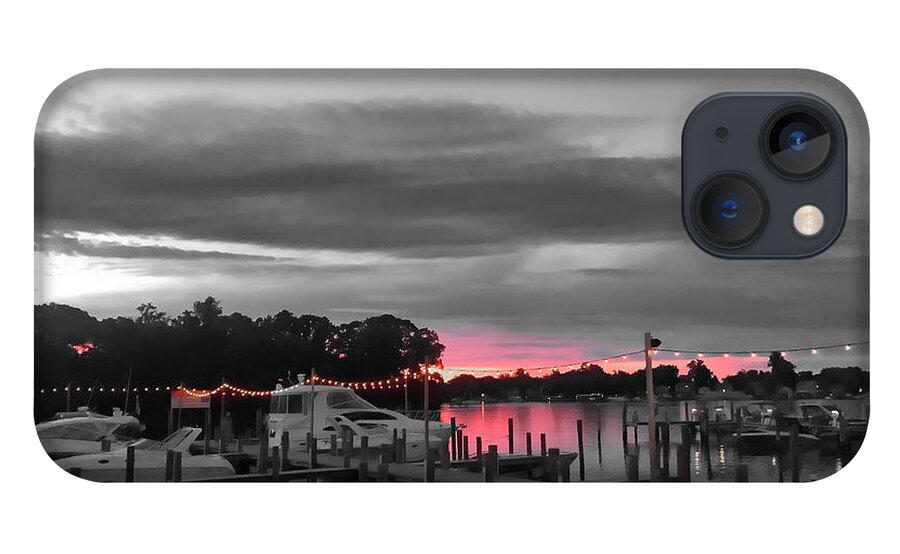 Pink iPhone 13 Case featuring the photograph Pink Sunset by Chris Montcalmo