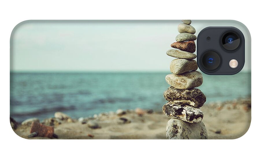 Stones iPhone 13 Case featuring the photograph Poised by Hannes Cmarits