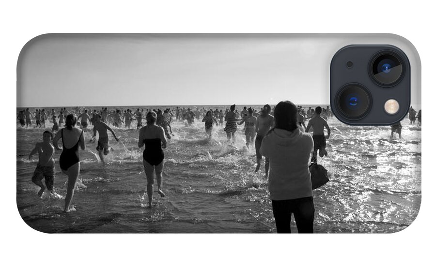 polar Plunge iPhone 13 Case featuring the photograph Polar Plunge 2011 by Steven Natanson