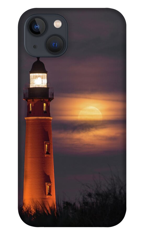 Beach iPhone 13 Case featuring the photograph Ponce de Leon Full Moon by Norman Peay