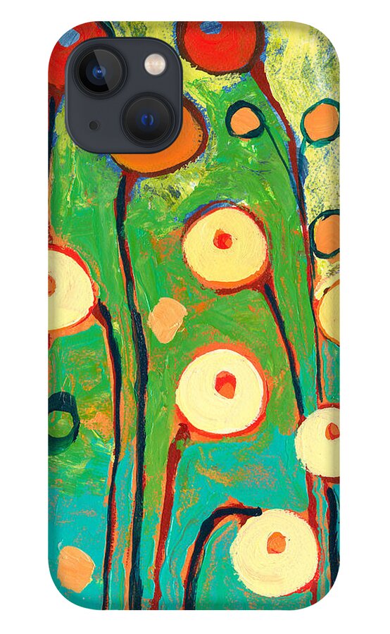 Poppy iPhone 13 Case featuring the painting Poppy Celebration by Jennifer Lommers