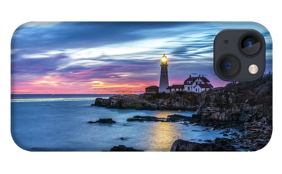  iPhone 13 Case featuring the photograph Portland Head Light by Bryan Xavier