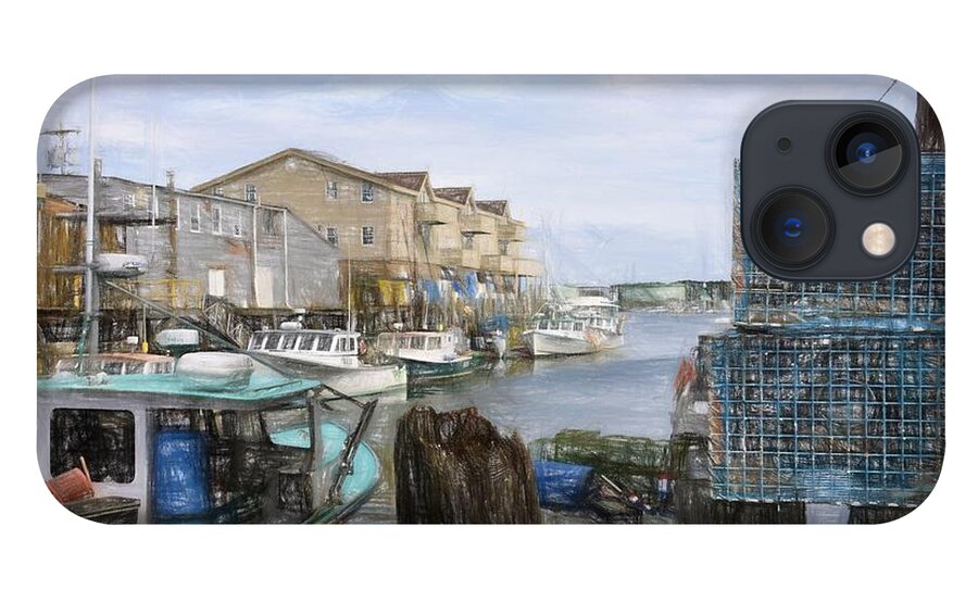 Fishing Docks iPhone 13 Case featuring the photograph Portland, Maine by Alison Belsan Horton