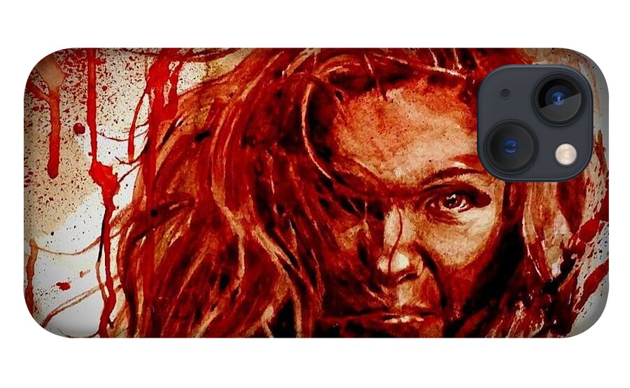 Jessica iPhone 13 Case featuring the painting Portrait Of Jessica by Ryan Almighty