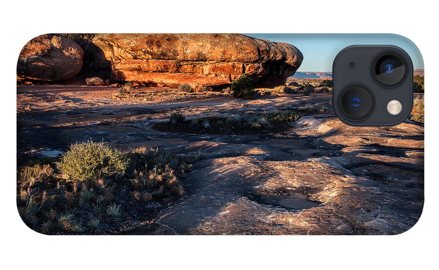 Canyonlands Landscape iPhone 13 Case featuring the photograph Pot Hole Trail by Jim Garrison
